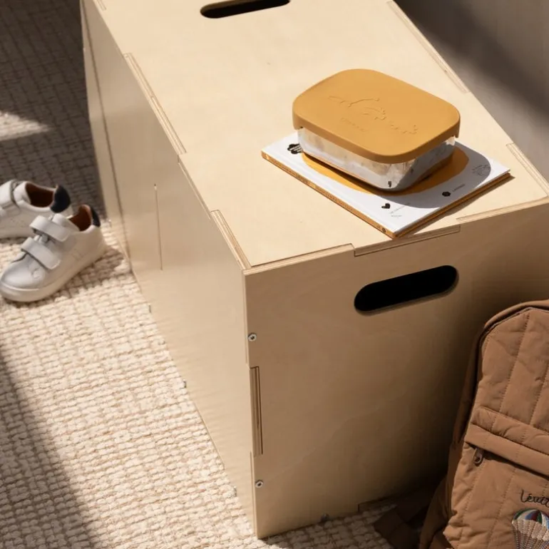 Nofred Cube Long förvaringslåda, björk