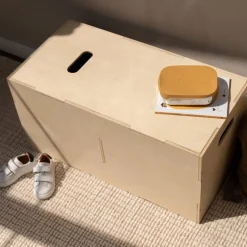 Nofred Cube Long förvaringslåda, björk