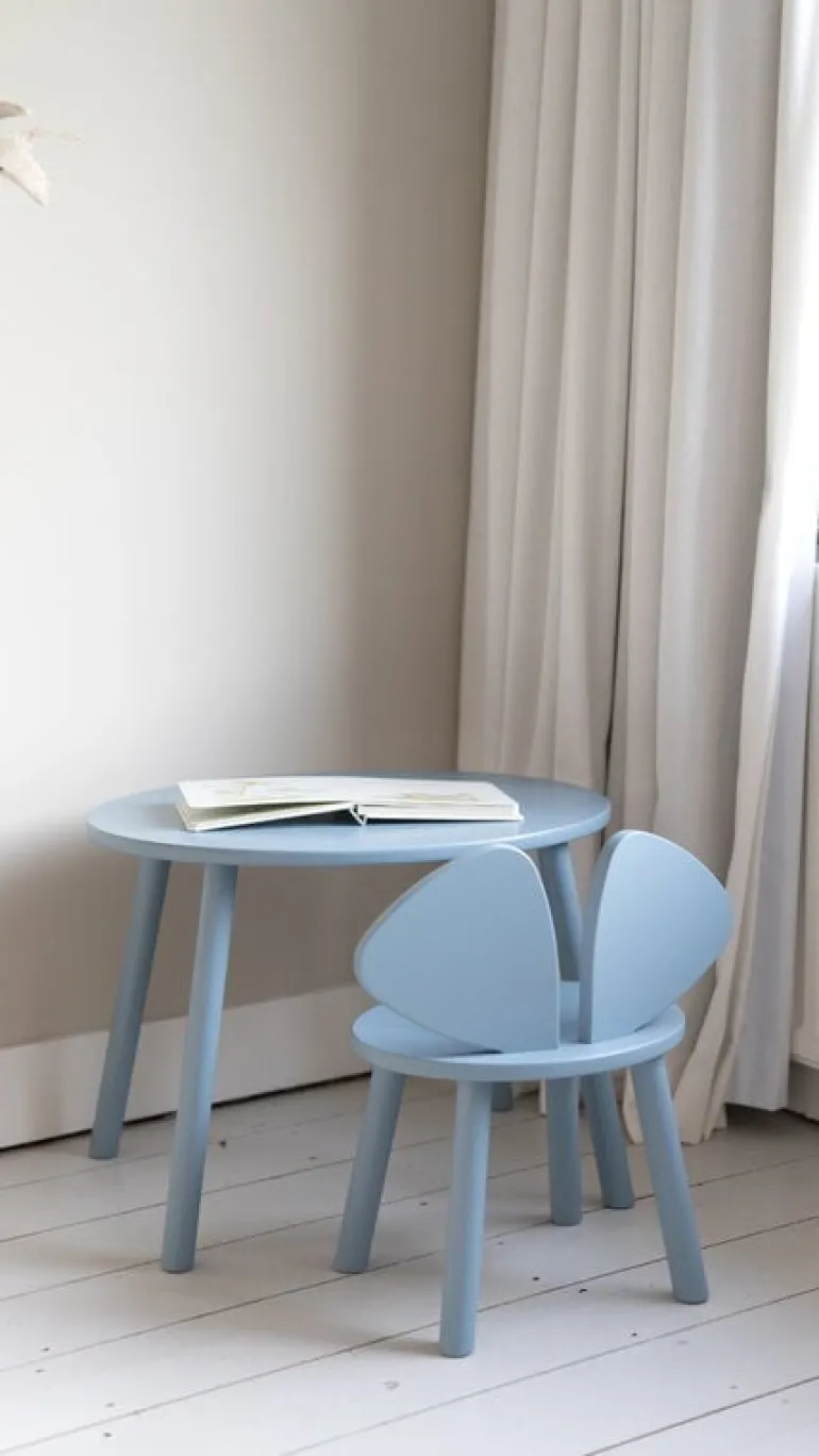 Nofred Mouse barnstol, ljusblå