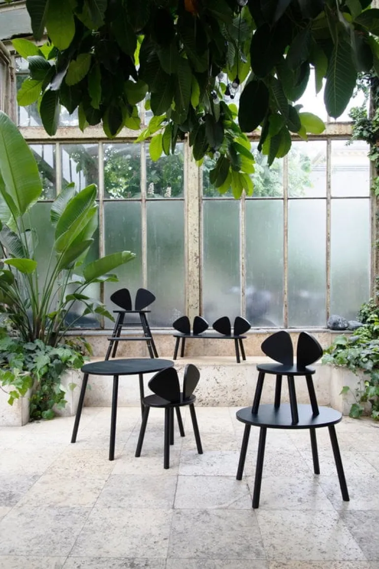 Nofred Mouse barnstol, svart