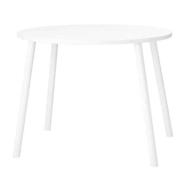 Nofred Mouse bord, lågt, vit