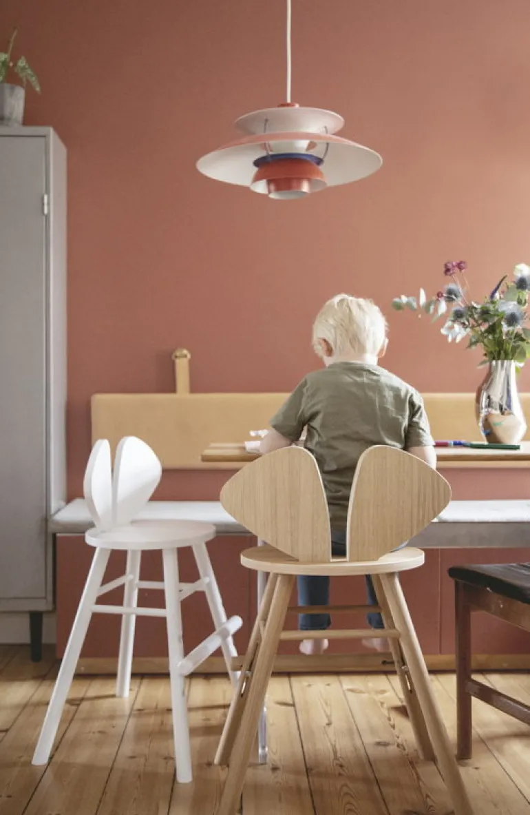 Nofred Mouse juniorstol, lackerad ek