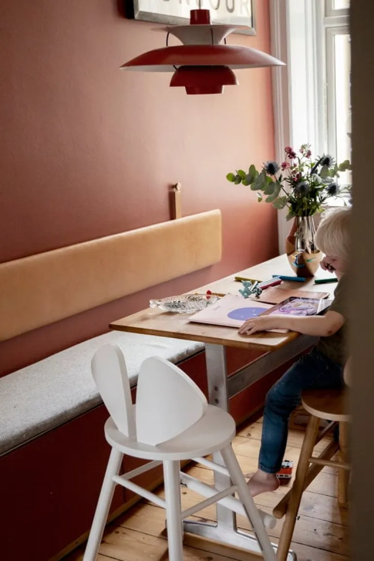 Nofred Mouse juniorstol, lackerad ek