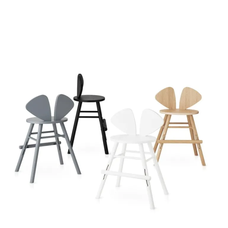 Nofred Mouse juniorstol, svart