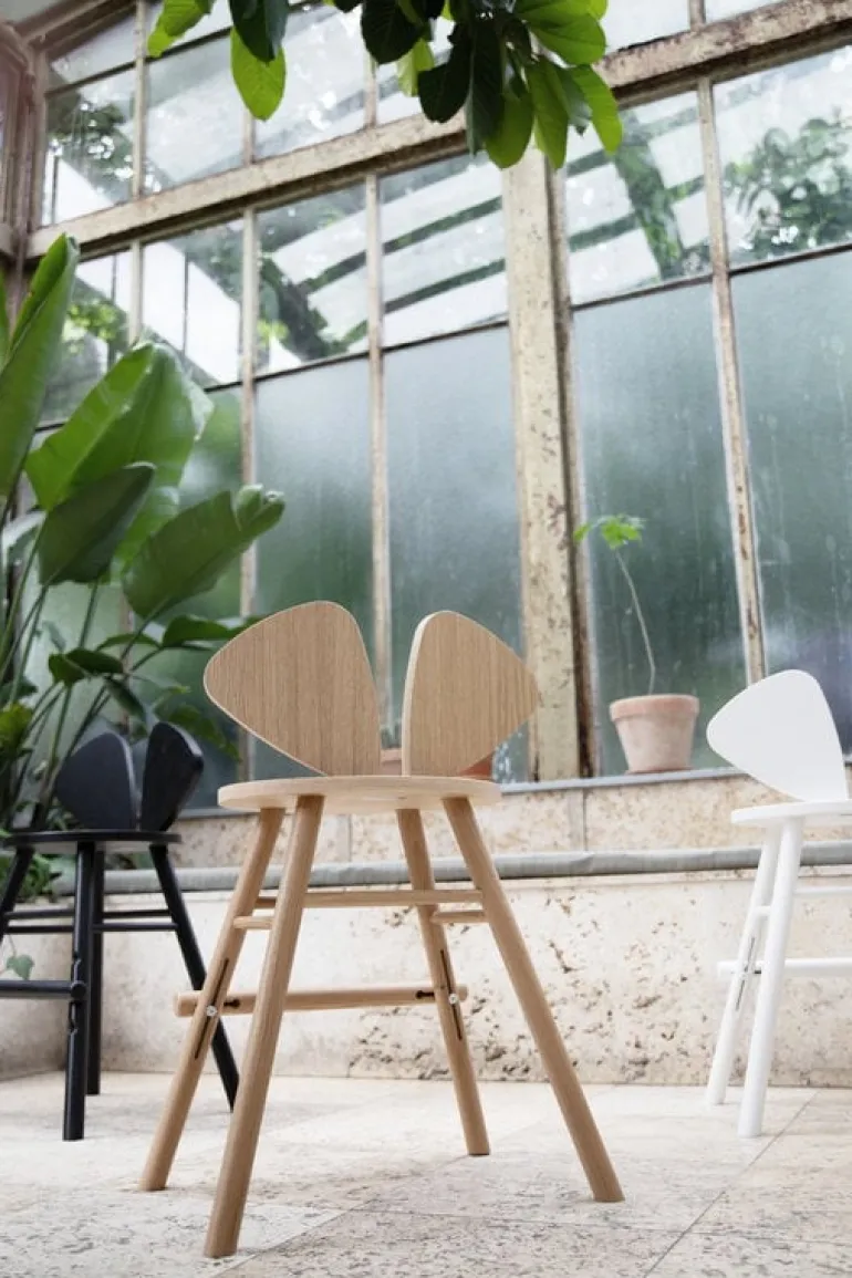 Nofred Mouse juniorstol, svart