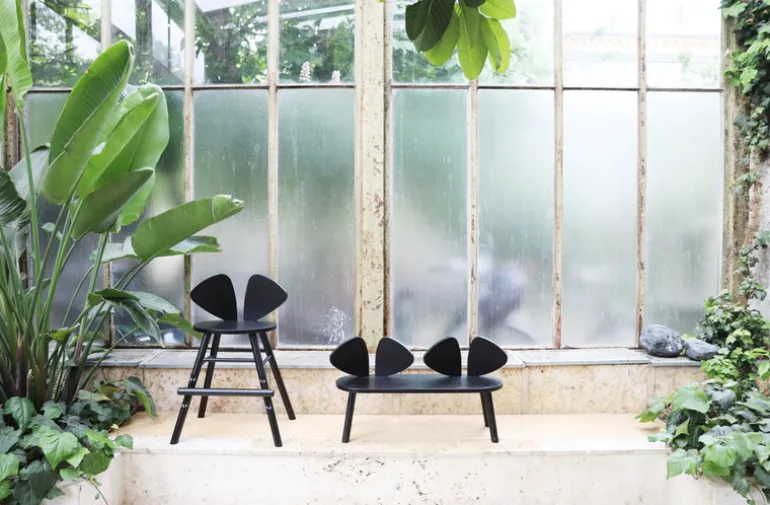 Nofred Mouse juniorstol, svart