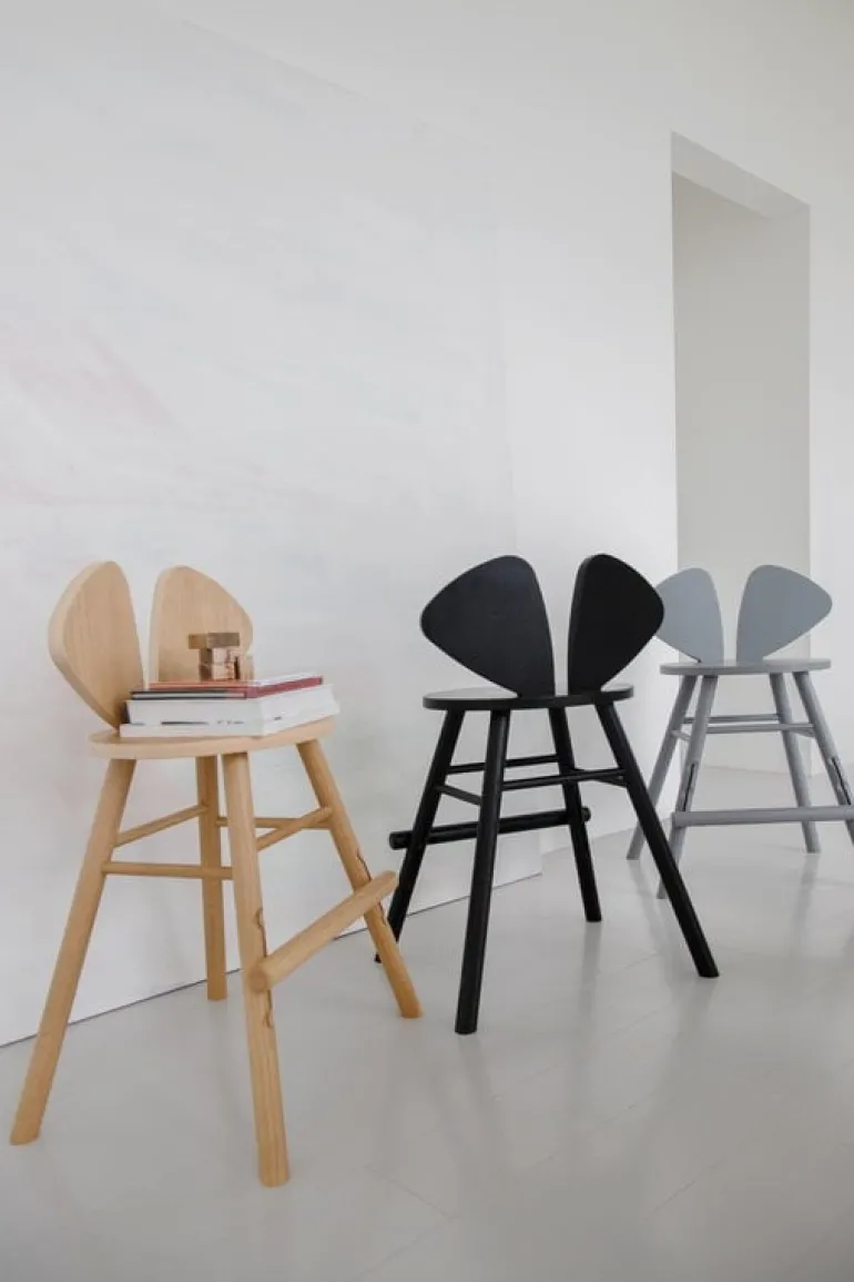 Nofred Mouse juniorstol, svart