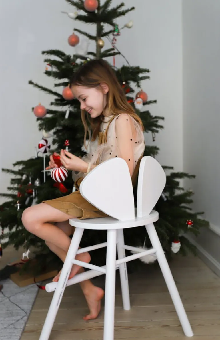 Nofred Mouse juniorstol, vit