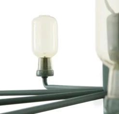 Normann Copenhagen Amp ljuskrona, stor, guld - grön