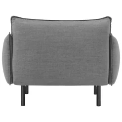 Normann Copenhagen Ark fåtölj, svart stål - Canvas 134
