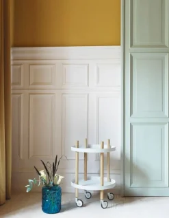 Normann Copenhagen Block runt rullbord, vit