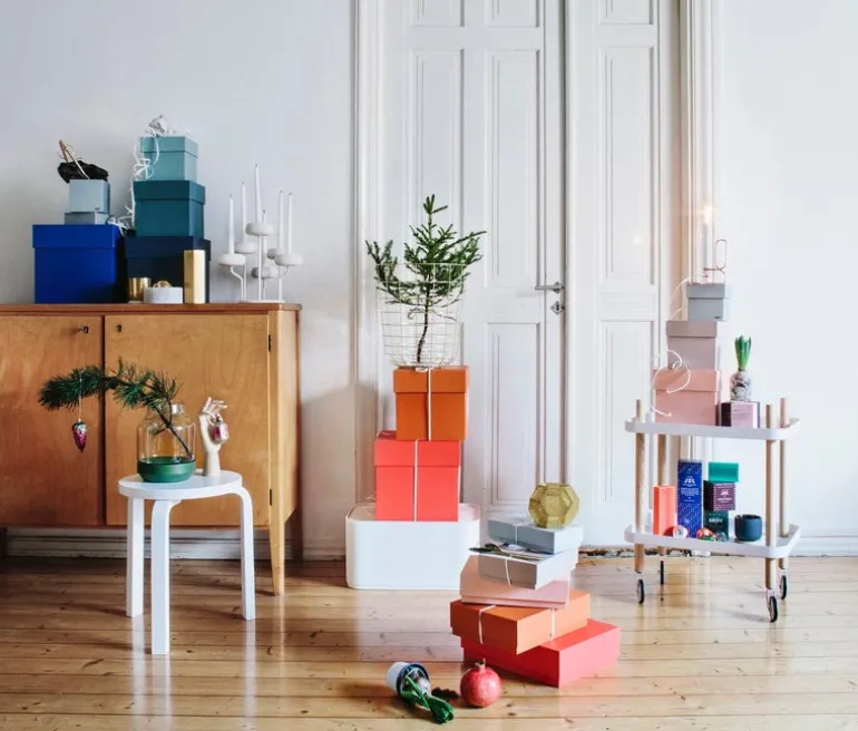 Normann Copenhagen Block rullbord, vit