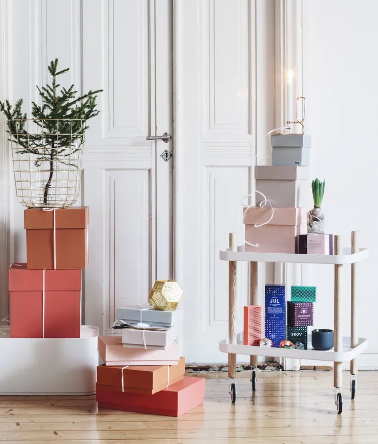 Normann Copenhagen Block rullbord, vit