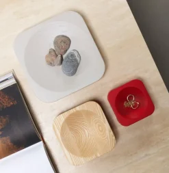 Normann Copenhagen Chub skål, liten, klarröd