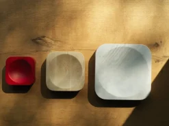 Normann Copenhagen Chub skål, liten, klarröd