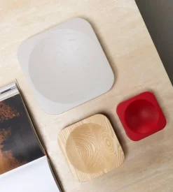 Normann Copenhagen Chub skål, liten, klarröd