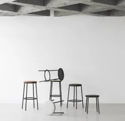 Normann Copenhagen Circa pall, svart stål - svart aluminium