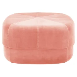 Normann Copenhagen Circus sittpuff/fotpall, stor, skär velour