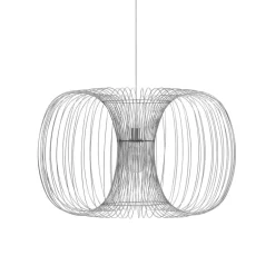 Normann Copenhagen Coil pendellampa, 76 cm, rostfritt stål