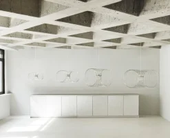 Normann Copenhagen Coil pendellampa, 90 cm, rostfritt stål