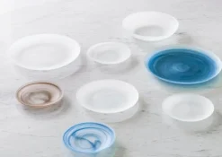 Normann Copenhagen Cosmic glastallrik, 16 cm, blå