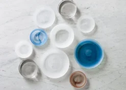 Normann Copenhagen Cosmic glastallrik, 27 cm, blå