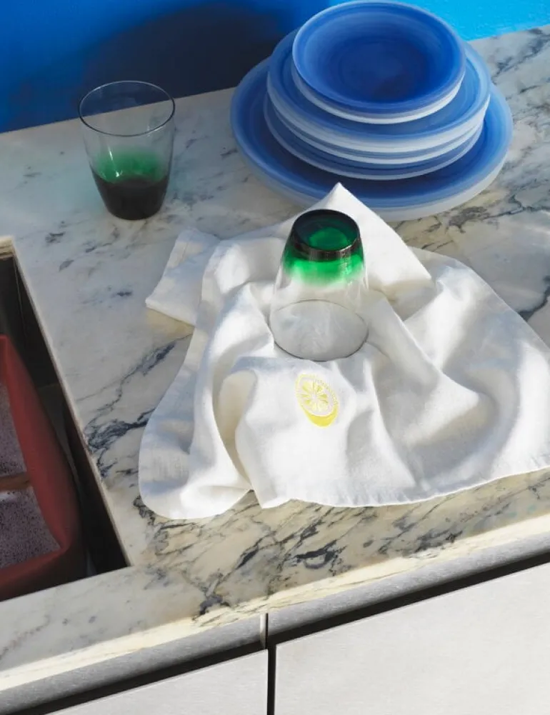 Normann Copenhagen Cosmic glastallrik, 27 cm, blå