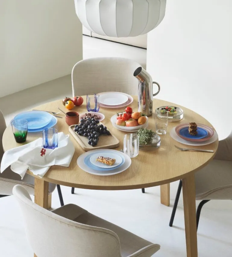 Normann Copenhagen Cosmic glastallrik, 27 cm, blå