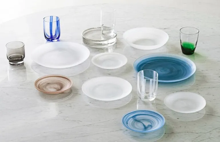 Normann Copenhagen Cosmic glastallrik, 27 cm, blå