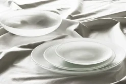 Normann Copenhagen Cosmic djup glastallrik, 22 cm, vit