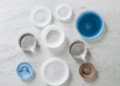 Normann Copenhagen Cosmic glastallrik, 21 cm, vit