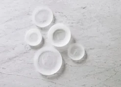 Normann Copenhagen Cosmic glastallrik, 27 cm, vit