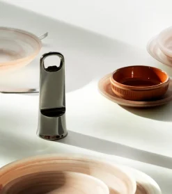 Normann Copenhagen Cosmic glastallrik, 16 cm, brun