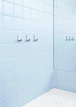 Normann Copenhagen Curve mini krok, 2 st, matt silver