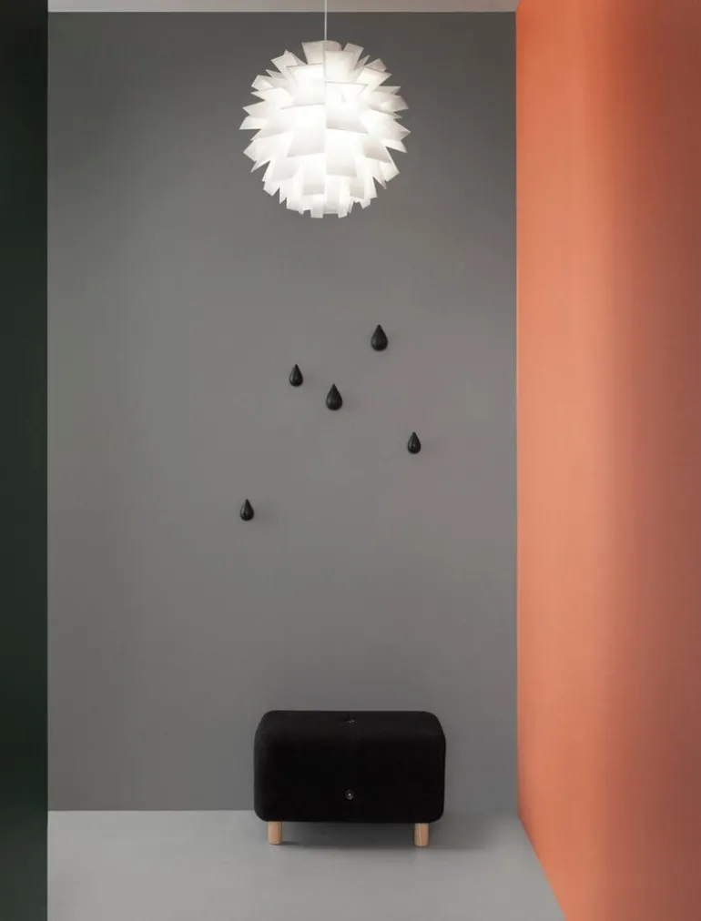 Normann Copenhagen Dropit krok stor, set om 2, svart