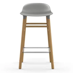 Normann Copenhagen Form barstol 65 cm, grå - ek