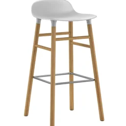 Normann Copenhagen Form barstol 75 cm, vit - ek