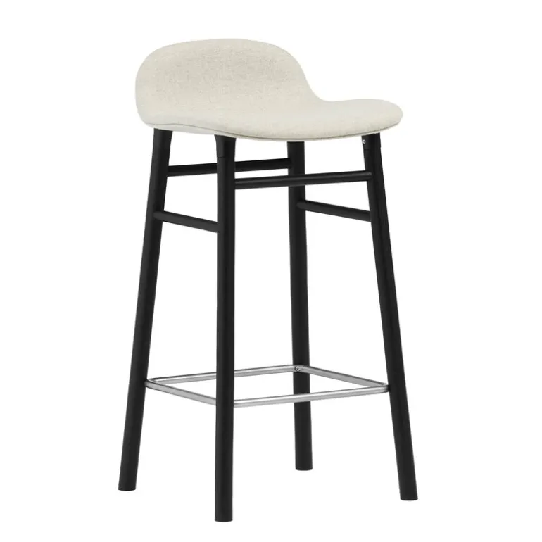 Normann Copenhagen Form barstol, 65 cm, svart ek - Main Line Flax 20