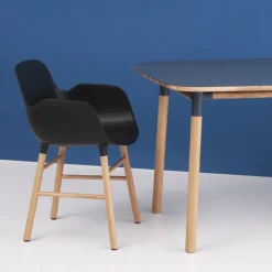 Normann Copenhagen Form fåtölj, vit - ek