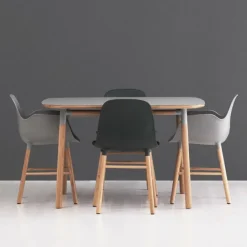 Normann Copenhagen Form fåtölj, vit - ek