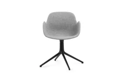 Normann Copenhagen Form Swivel 4L fåtölj, svart - Synergy 16