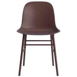 Normann Copenhagen Form stol, brunt stål – brun