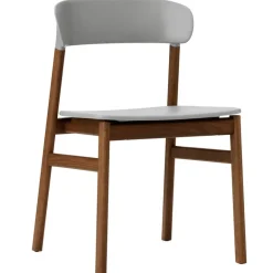 Normann Copenhagen Herit stol, rökt ek - grå