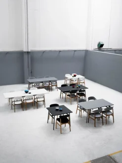 Normann Copenhagen Herit fåtölj, rökt ek - grå