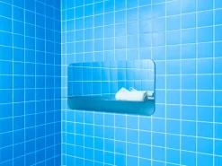 Normann Copenhagen Horizon spegel, horisontell, rostfritt stål