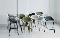 Normann Copenhagen Hyg barstol, 65 cm, svart