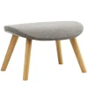 Normann Copenhagen Hyg fotpall, ek - Main Line Flax MLF26