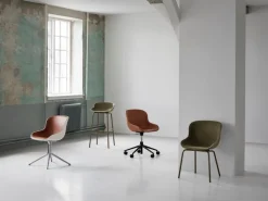 Normann Copenhagen Hyg stol med 5 hjul, svängbar, svart - Synergy 16