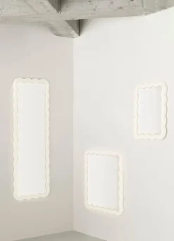 Normann Copenhagen Illu spegel, 65 x 50 cm, vit