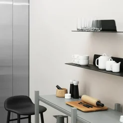 Normann Copenhagen Jet hylla, 160 cm, svart